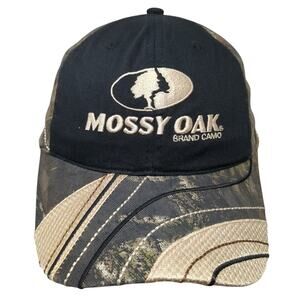 Mossy Oak Brand Camo Strapback Baseball Cap Multi One Size Paramount Outdoors